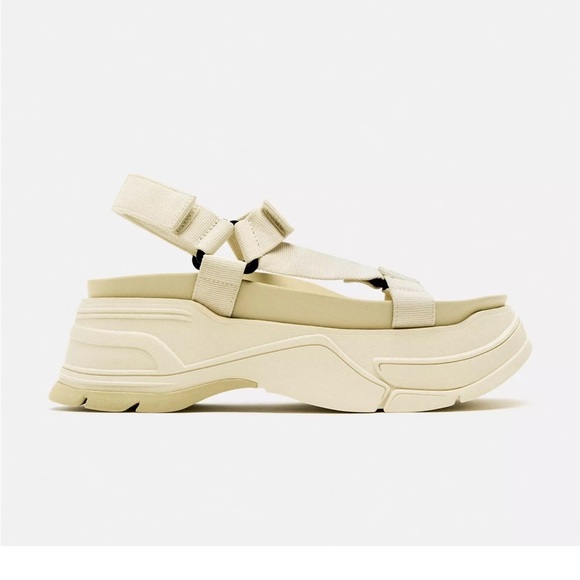 Women's Cream Sandals - Picture 1 of 1
